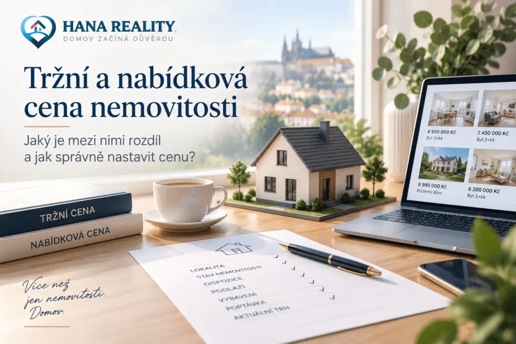 Stanovení tržní a nabídkové ceny nemovitosti
